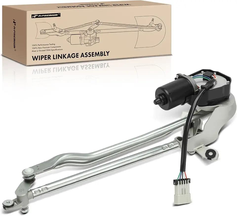 A-Premium Front Windshield Wiper Motor and Linkage Assembly