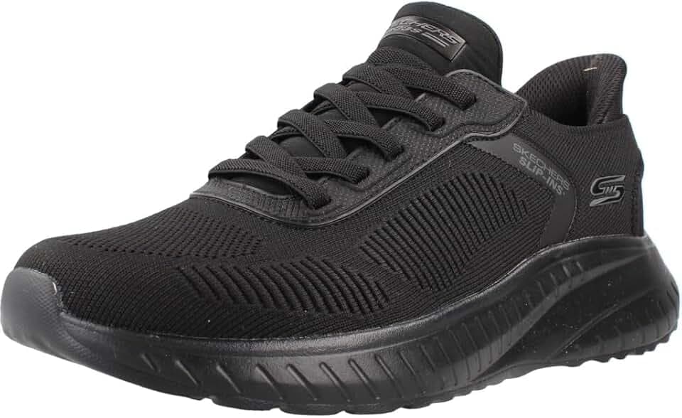 Skechers Men's Bobs Squad Chaos Solid Step Sneaker