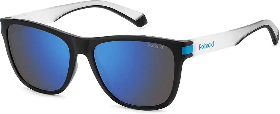 POLAROID Brille PLD 2138/S Größe 56-17 mm Matte Schwarz Blau polarisiert