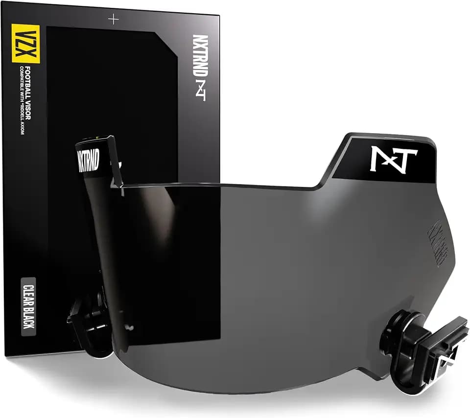 Nxtrnd VZX Football Visor, Compatible with Riddell Axiom, Fits Adult & Youth Football Helmets