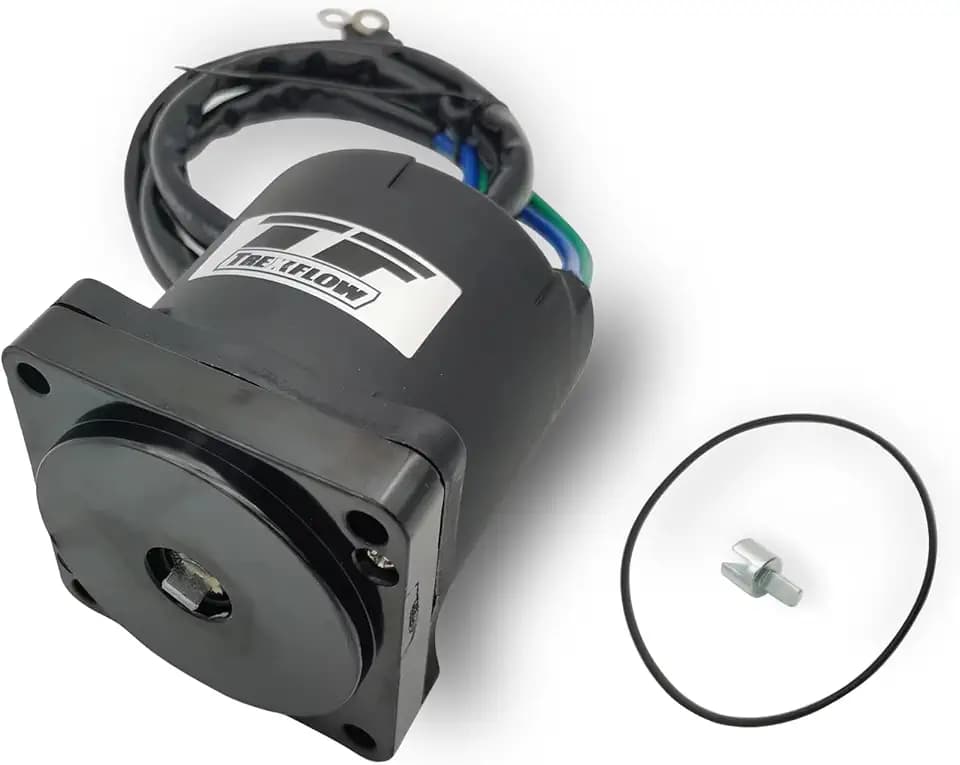 Tilt Trim Motor 38100-92J02 38100-92J10 Replacement for Suzuki DF60 DF70 DF90 DF115 DF140 2001-4 Stroke Outboard replaces Trm0095 430-22123 18-18303 38100-93J01 38100-93J02 38100-96J00