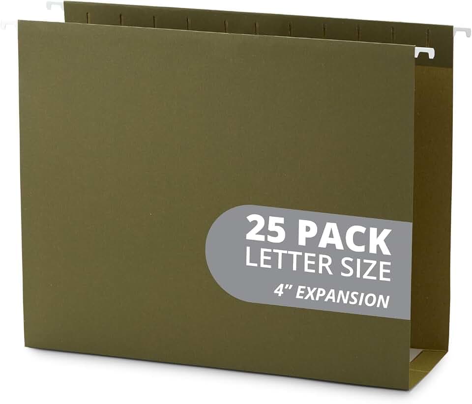 Hängemappen Standard grün Briefgröße 25 Stück 4'' blau, Ordnungssystem