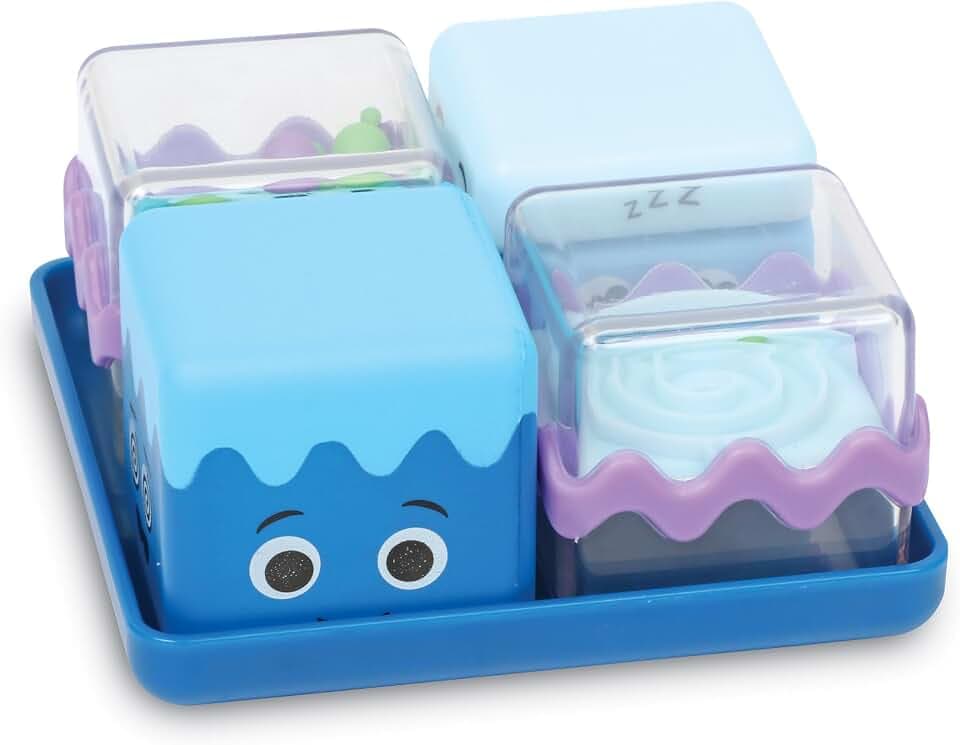 Learning Resources Cool Down Cubes Sensorik-Fidget-Set, ab 3 Jahren, Fummelspielzeug gegen Stress, hilft beim Beruhigen, Emotionen regulieren, ideal für Vorschule & Klassenzimmer