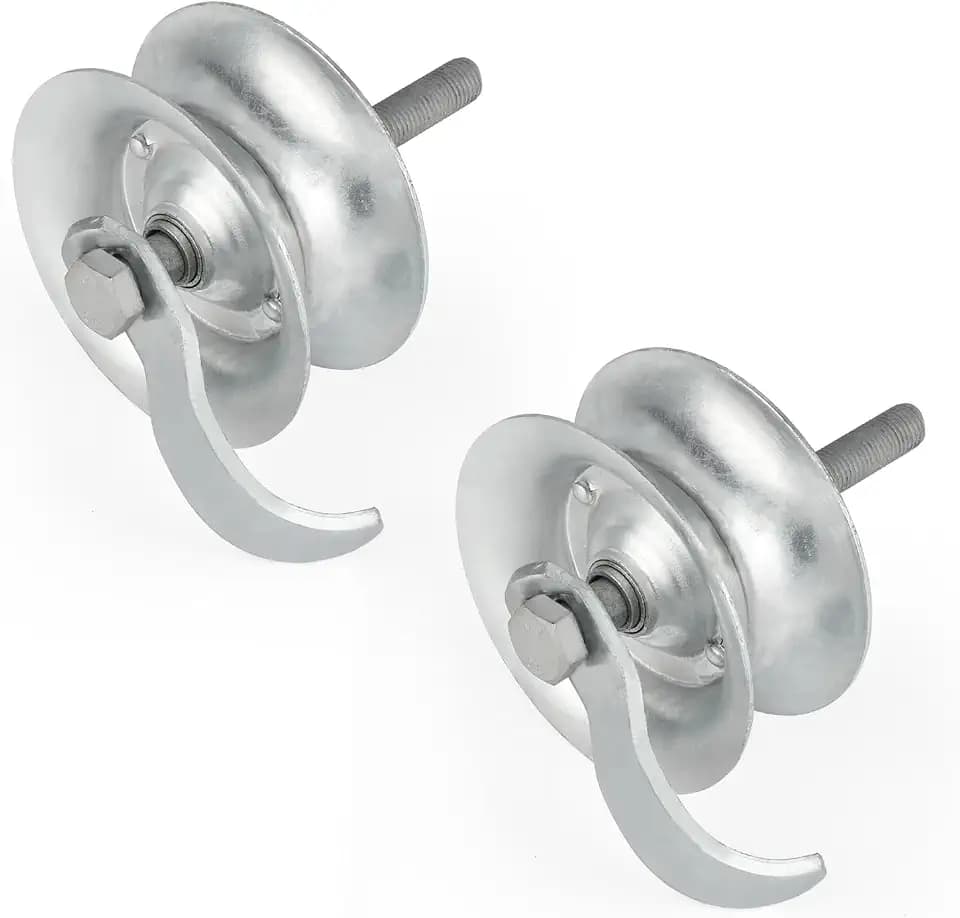 2 Pack Sliding Gate Rollers 5" Steel Pipe Track Roller