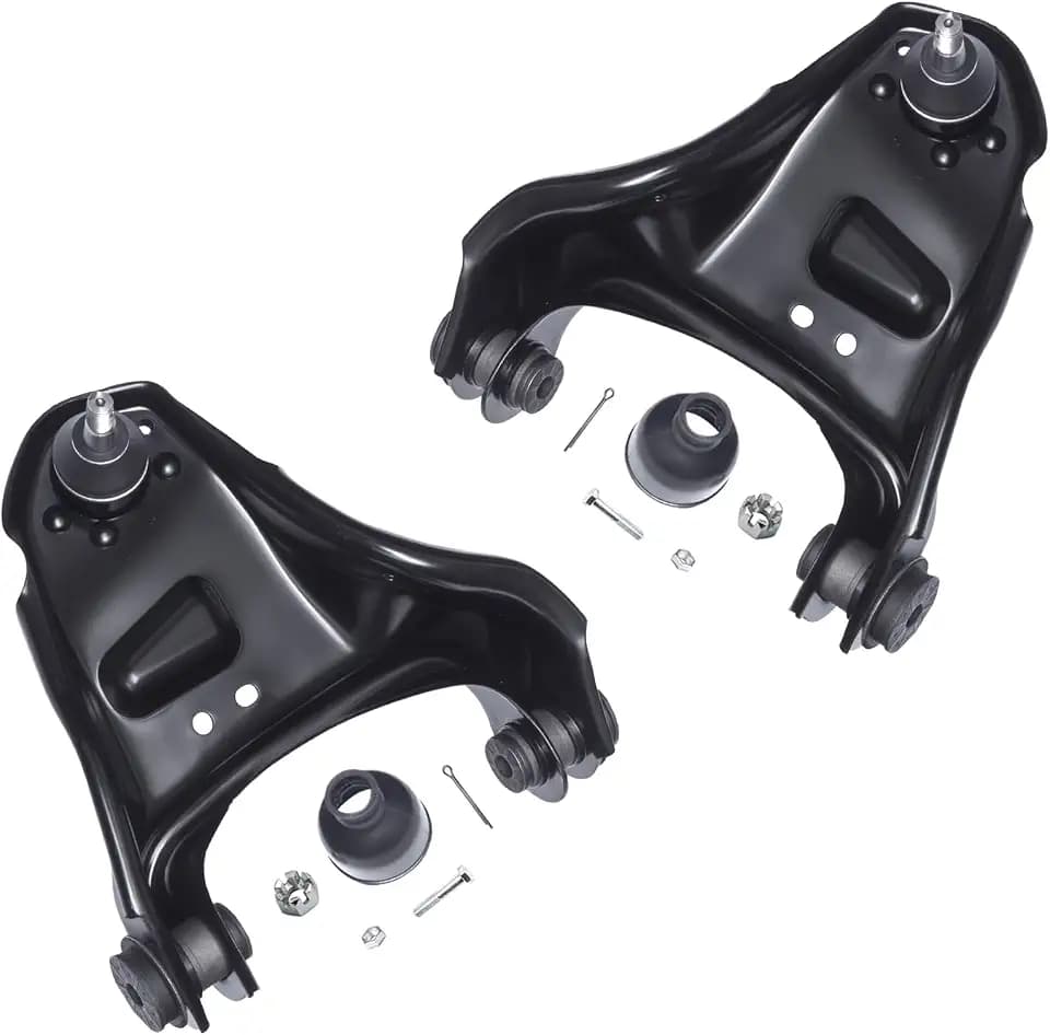 Left Right Front Upper Control Arm and Ball Joint Compatible With Chevy S10 Blazer G-MC S15 Jimmy Sonoma Syclone Typhoon Is-uzu Hombre Olds Bravada (4x4 4WD Models Only) 2PCS AUQDD K620172 K620173