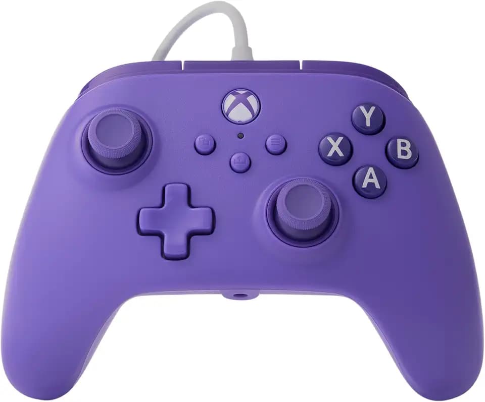 PowerA Wired Controller for Xbox Series X|S - Violet, gamepad, video game/gaming controller, works with Xbox One, Officially Licensed (Amazon Exclusive)