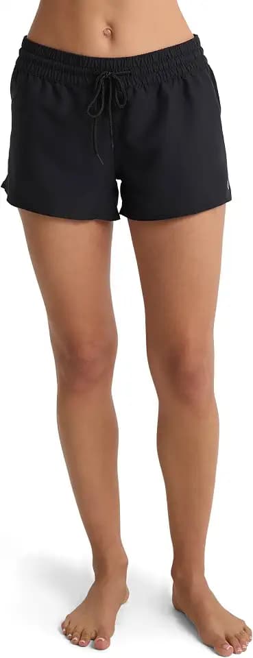 Volcom Women's Hi Tide 3" Swim Trunk - Quick-Dry Swim Shorts, UPF Sun Protection Swim Bottoms