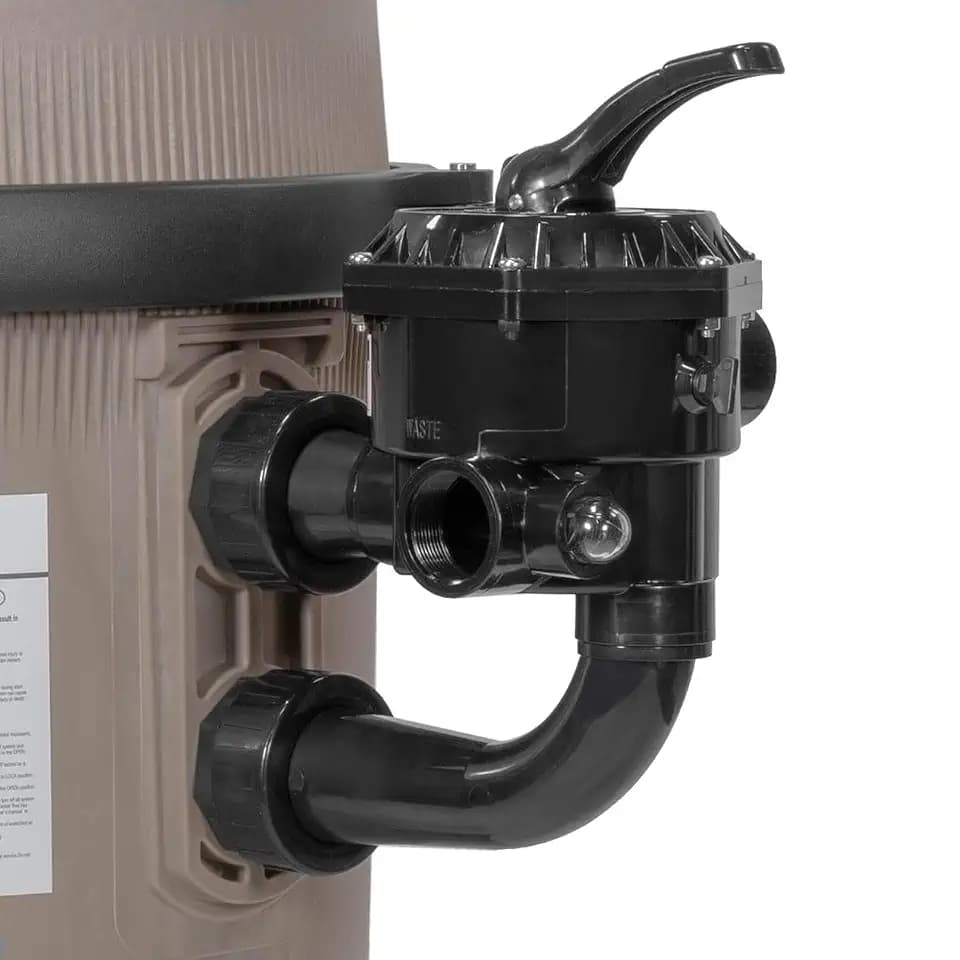 XtremepowerUS Replacement Side Mount Valve Control 7 Valve Multiport & Sand Filter Backwash Valve DE Filter 2 Inch Ports Compatible for SP0715XR50