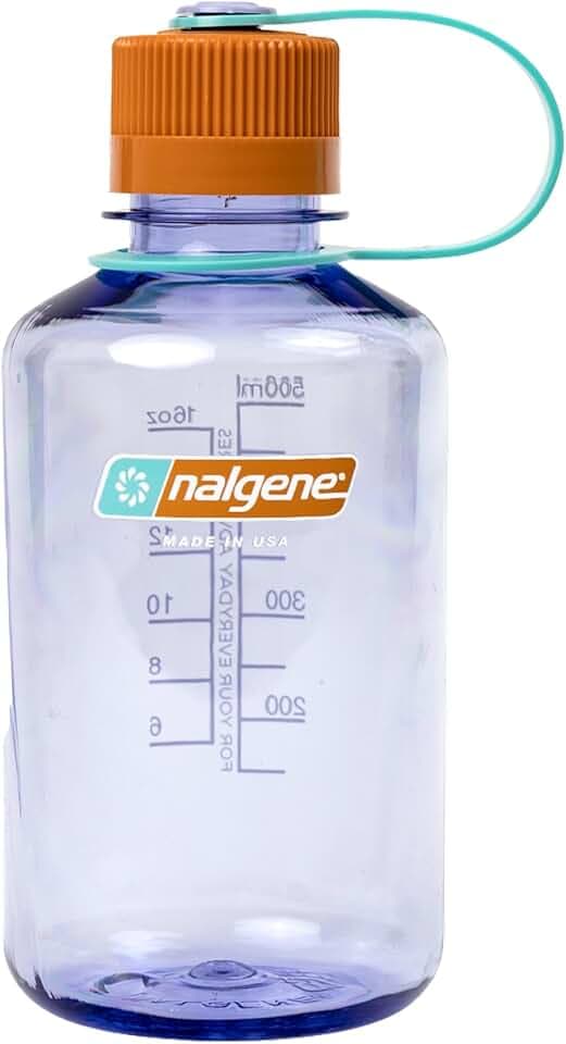 Nalgene 16 oz Narrow Mouth Water Bottle, Amethyst