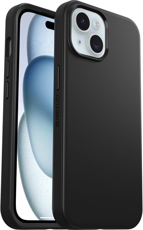 OtterBox Symmetry MagSafe Hülle für iPhone 17e/16e/15/14/13, Schwarz