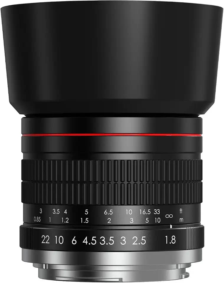 RF 85mm f1.8 Portrait Lens -MF for Canon EOS R6 Mark II/R5 Mark II/R5/R3/R7/R8/R10/RP/R6/R50/R1/R5 C/R50 V/R100/R/Ra - Manual Focus Medium Telephoto Mirrorless Cameras Lenses(RF Mount)