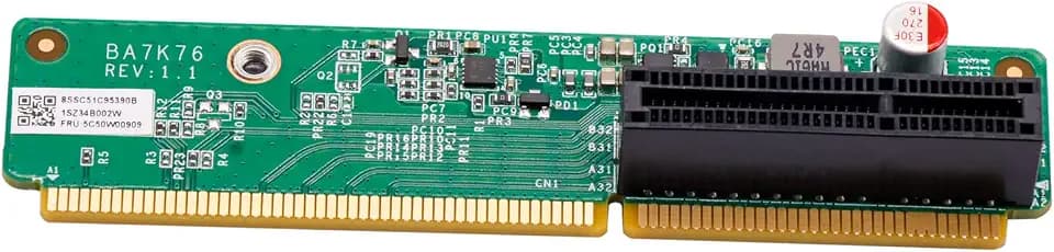 NEW PCIex4 Riser Card Expansion Network Card Replacement for ThinkStation P360 Workstation P3 Tiny P3 Gen2 Tiny8 RJ45/4Port LAN Card 5C50W00909
