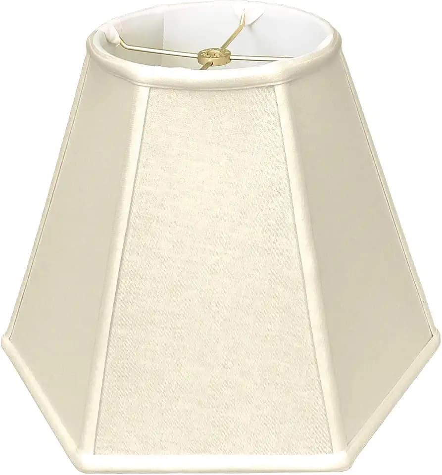 Royal Designs, Inc. Hexagon Basic Lamp Shade, Linen Beige, 7 x 14 x 11 (Spider)