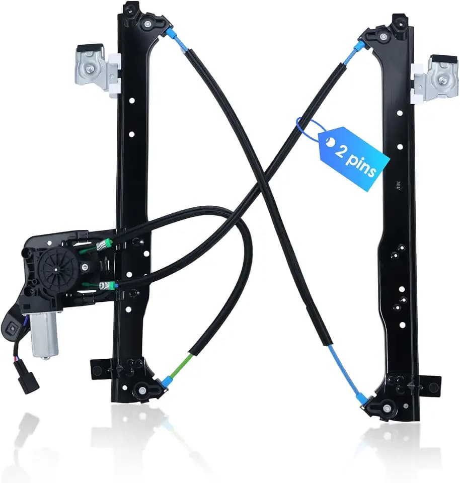Rear Passenger Side Power Window Regulator w/Motor Fit for Silverado 1500