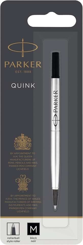 Parker Nachfüllmine für Rollerball mit mittlerer Spitze | schwarz
