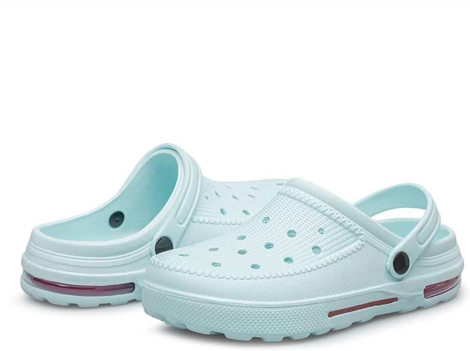 ADQ Clogs für Damen, mit Luftkissen, Schlupfschuhe, Gartenschuhe, leicht, atmungsaktiv, für Krankenschwester, Strand, Zuhause, Sommer