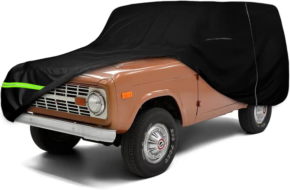 Waterproof Car Cover Compatible with 1965-1977 Ford Bronco Sport/Ranger