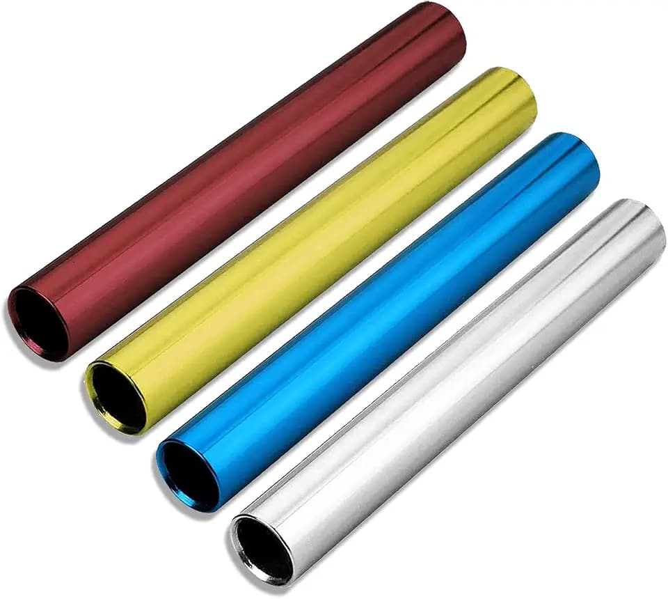Aluminum Track Field Relay Batons, Race Equipments for Running Race Team, Suitable for Outdoor Sports Practice Athlete, Corrosion Resistant High Strength Smooth Surface