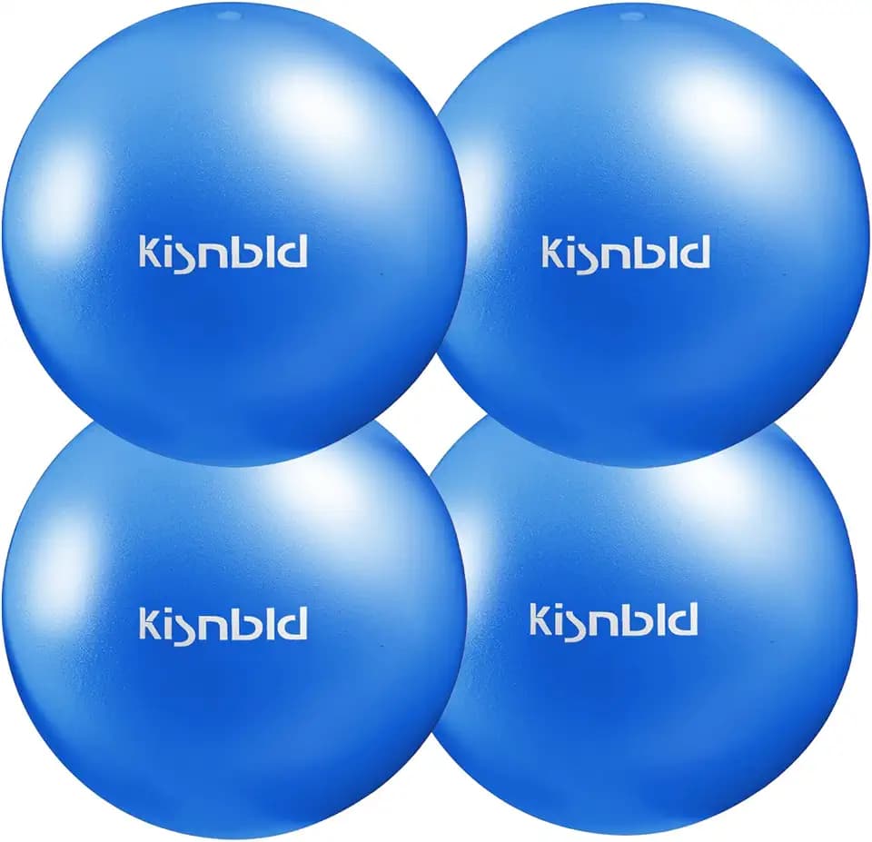 kisnbld 9 Inch Pilates Ball, Small Exercise Ball for Core &Physical Therapy