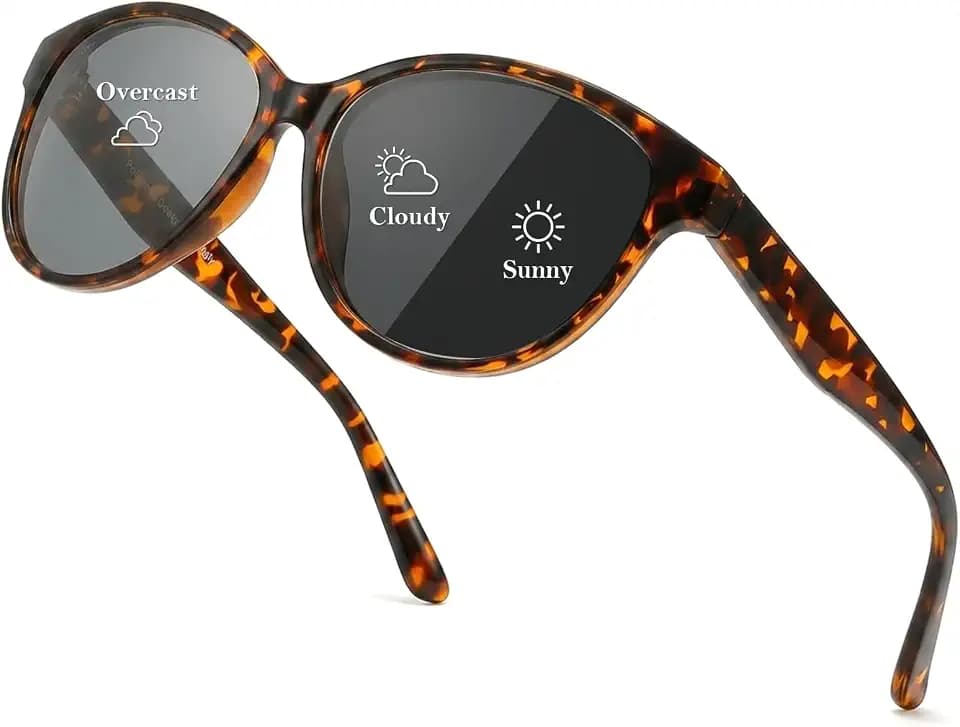 Myiaur Selbsttönende Sonnenbrille Damen Polarisiert UV400 Schutz