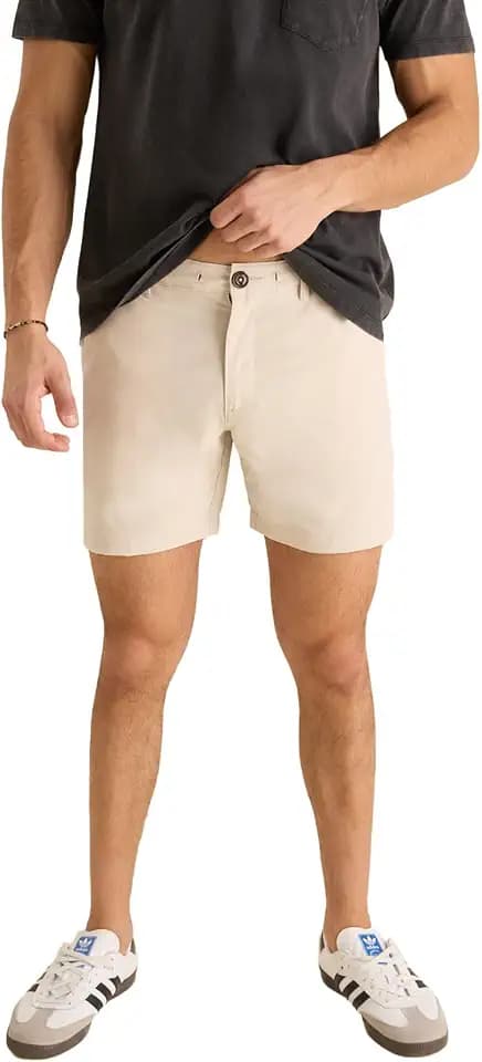 Chubbies Everywear Men’s Shorts – Mens Shorts Casual 6in Inseam, Elastic Waist, Water-Resistant, Zipper Pocket