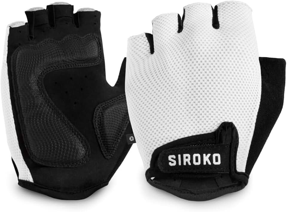 SIROKO - Fahrradhandschuhe Aero White - XL - Weiß