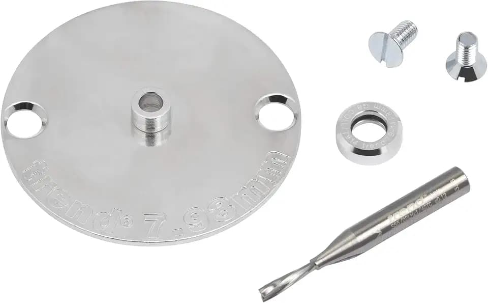 Trend Hartmetall 3,2mm Abwärts-Spiral-Fräser und Buchsen-Set für Einlagevorlagen, EINLAGE/SET/A