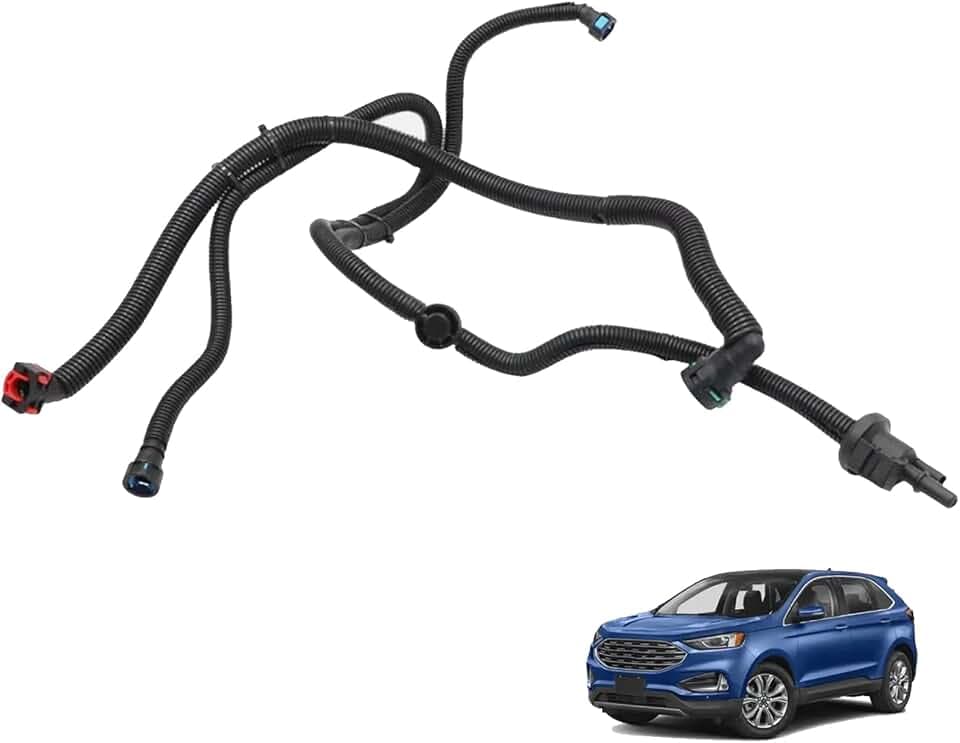 EVAP Canister Purge Valve Assembly with Vacuum Hoses OEM K2G3-9D289-AE K2GZ-9D289-A Fits Ford Edge 2.0T 2015-2024, Lincoln Nautilus （19-23）, Lincoln MKZ （16-18）, Only for 2.0T EcoBoost, Not 2.7T/3.0T