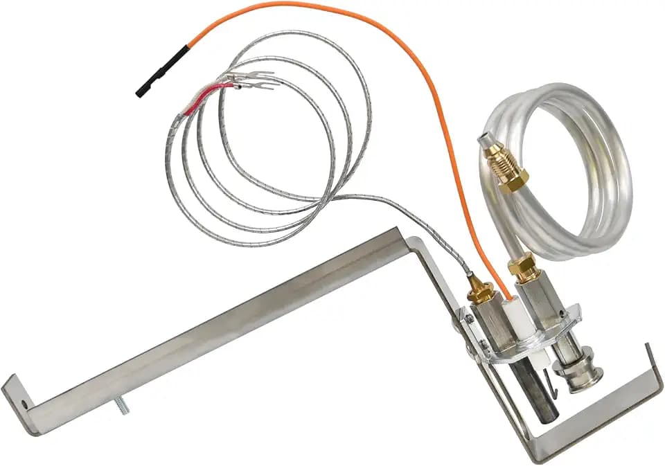 Pool Heater Parts HAXPLT1931 Natural gas pilot replacement H1501C, H150P1C, H2001C, H2501C, H250P1C for Hayward H Series Ed1 pool heaters, pilot assemblies, pilot tubes and fittings, and thermopiles