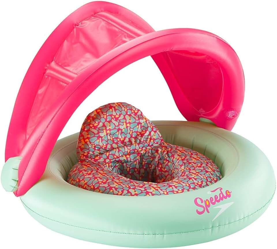 Speedo unisex-baby Swim Flotation Baby Cruiser With Canopy Begin to Swim