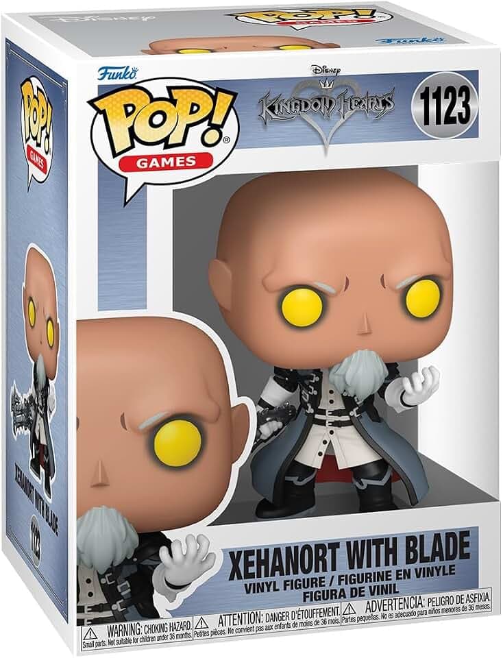 Funko POP! Games: Kingdom Hearts - Xehanort with Blade | Offizielles Gaming Merch - Vinyl Sammelfigur als Regal Deko - Geschenkidee zum Geburtstag für Fans und Sammler