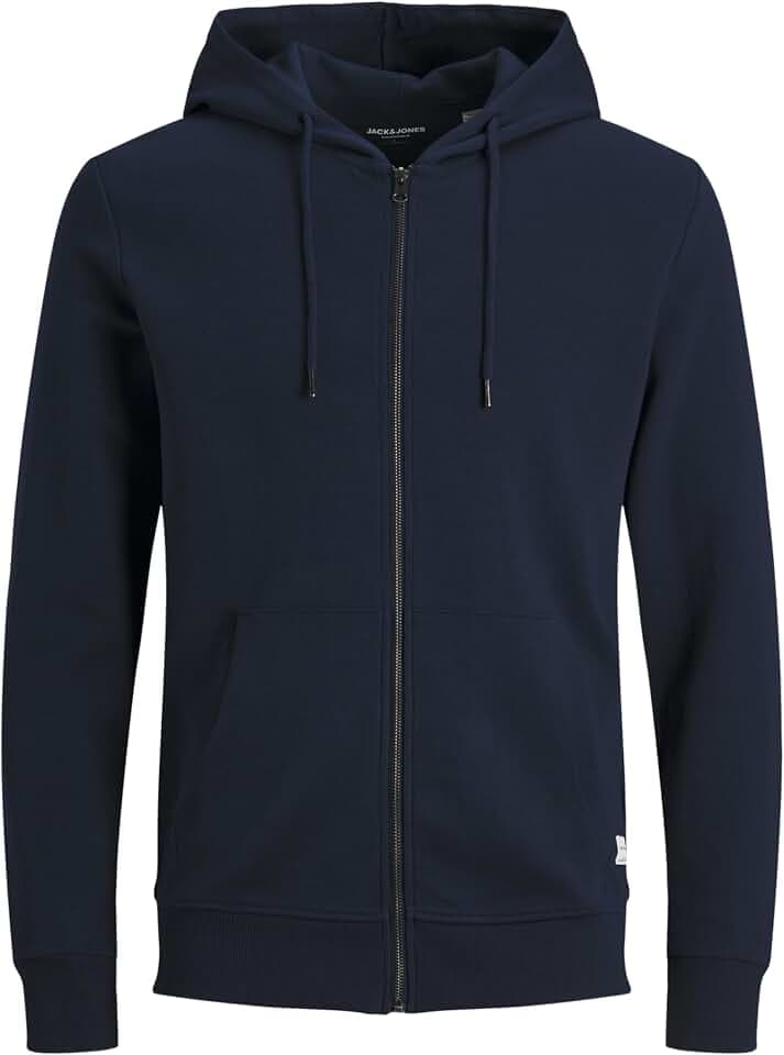 JACK & JONES Male Kapuzenjacke Einfarbig Kapuzenjacke