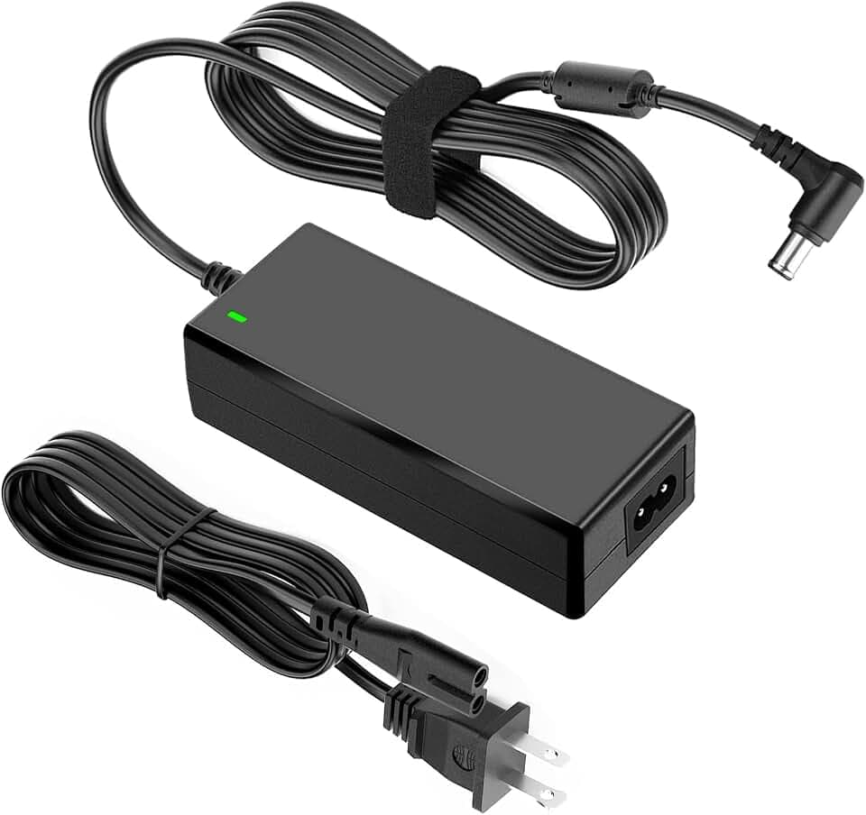 for LG Monitor Power Cord 19V DC Power Supply 19V 3.42A Adapter 6.5 * 4.4mm