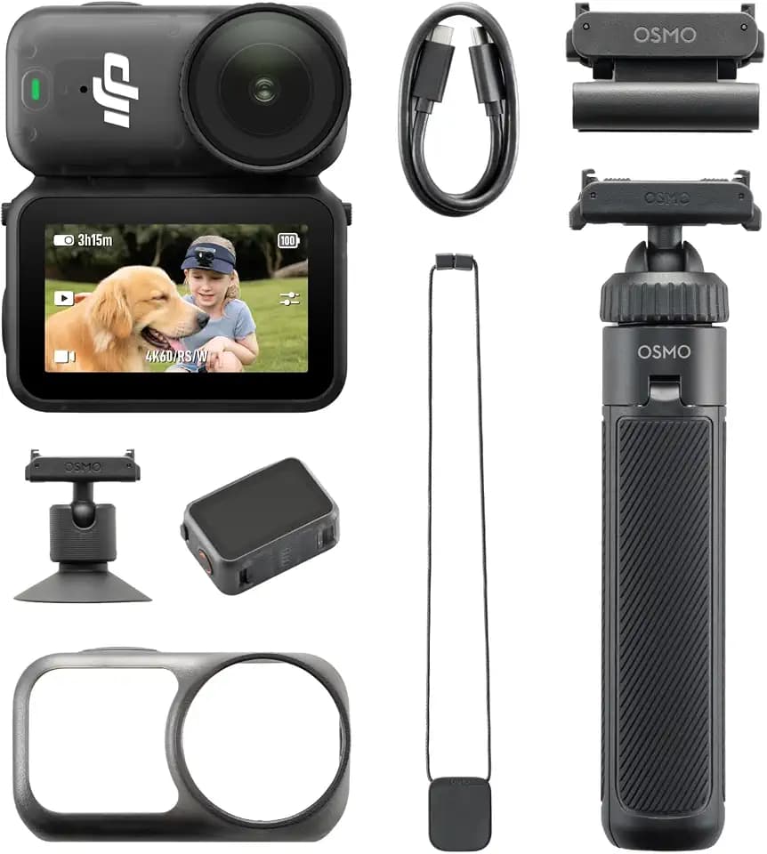 DJI Osmo Nano On-the-Go Combo (128GB), 4K Wearable Camera