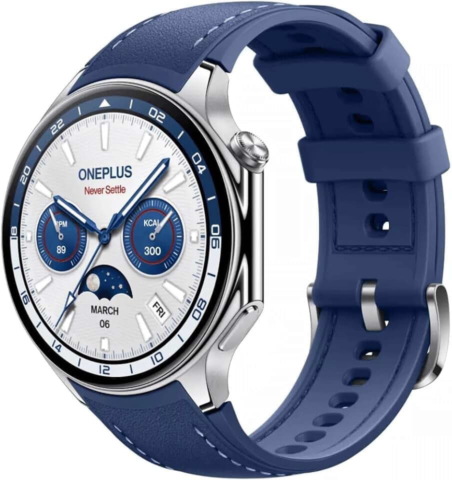 OnePlus Watch 2 47 mm Bluetooth Blau (Nordic Blue)