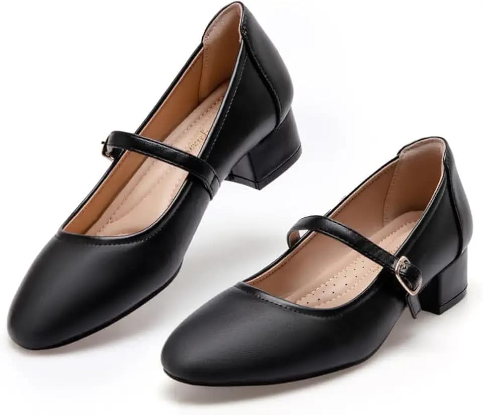 Mary Jane Shoes 2inch Womens Pumps Heels Dress Shoes