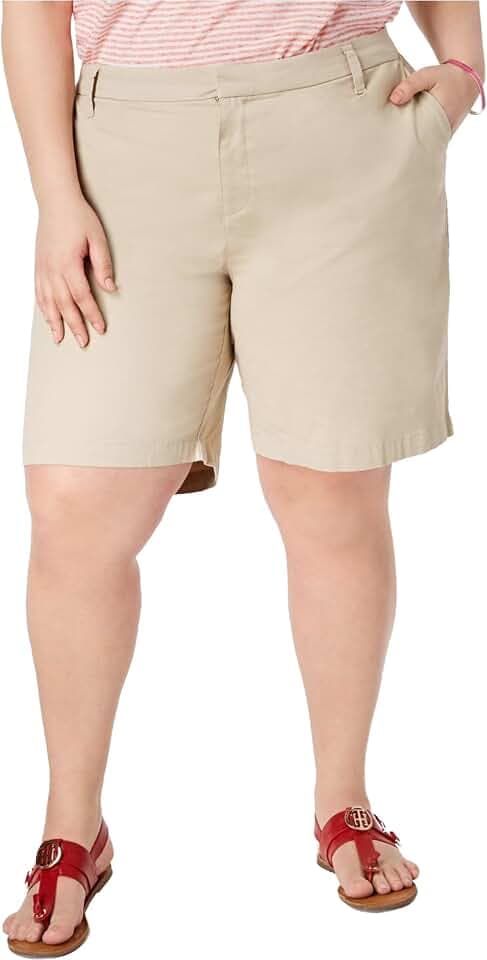 Tommy Hilfiger Damen Lässige Shorts Hollywood Chino-Shorts, 22,9 cm