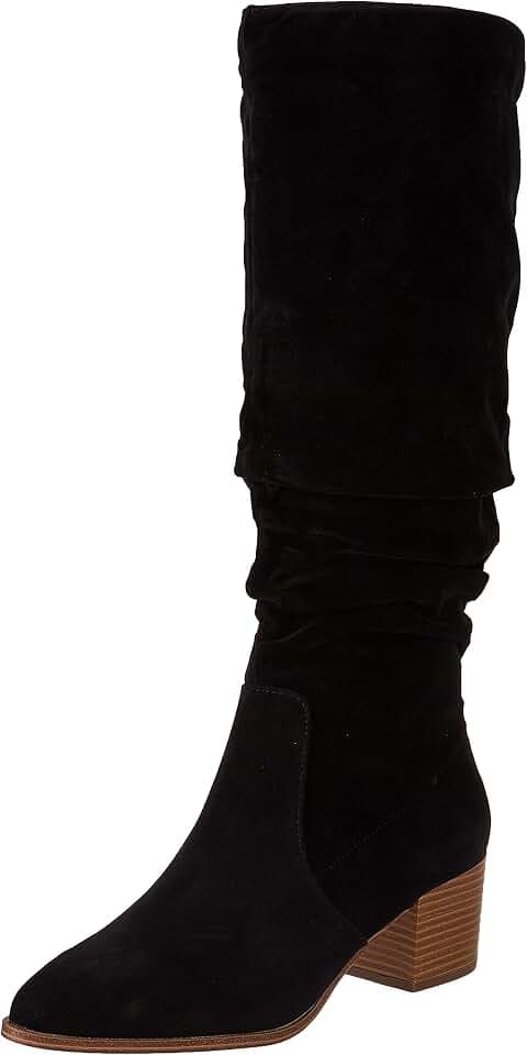Amazon Essentials womens Tall Block Heel Boots