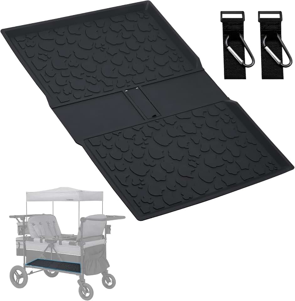 All Weather Mat 31.5''x22'' for Jeep Wrangler Deluxe 4 Seater Wagon(Black)