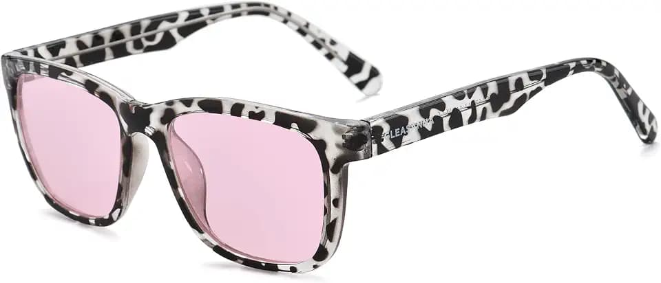 Blue Light Glasses for Woman, AR Coating, Sleep Computer Gaming Glasses, Anti Eyestrain and UV Glare Protection