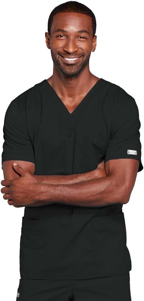 Cherokee WW Core Stretch Scrubs for Women and Men V-Neck Scrub Top