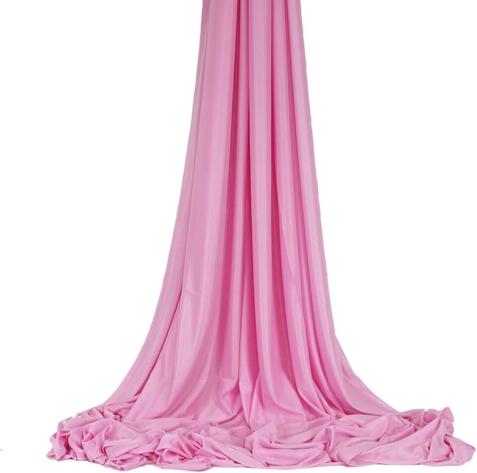 Deluxe L:5.5 Yards W:3 Yard Pilates Yoga Flying Swing Aerial Yoga Hammock Silk Fabric for Yoga Bodybuilding(5mx2.8m)