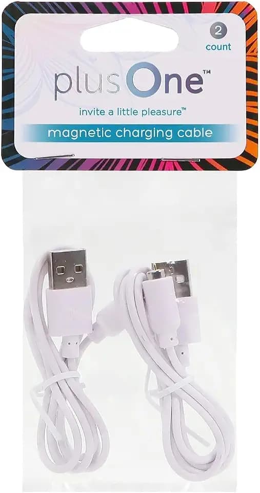 plusOne Official Magnetic Charging Cables - USB Charger, 2 Count