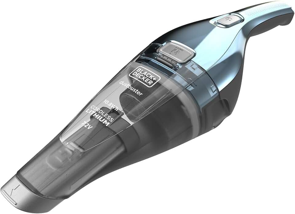 Black+Decker Dustbuster 7,2V kabelloser Akku-Handstaubsauger, NVC220WBC-QW