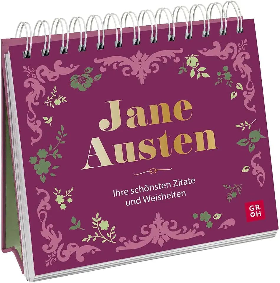 Jane Austen – ihre schönsten Zitate und Weisheiten: Edler Aufsteller mit Zitaten aus Jane Austens Büchern und Briefen | Ideales Geschenk für alle Fans und Romance-Leserinnen