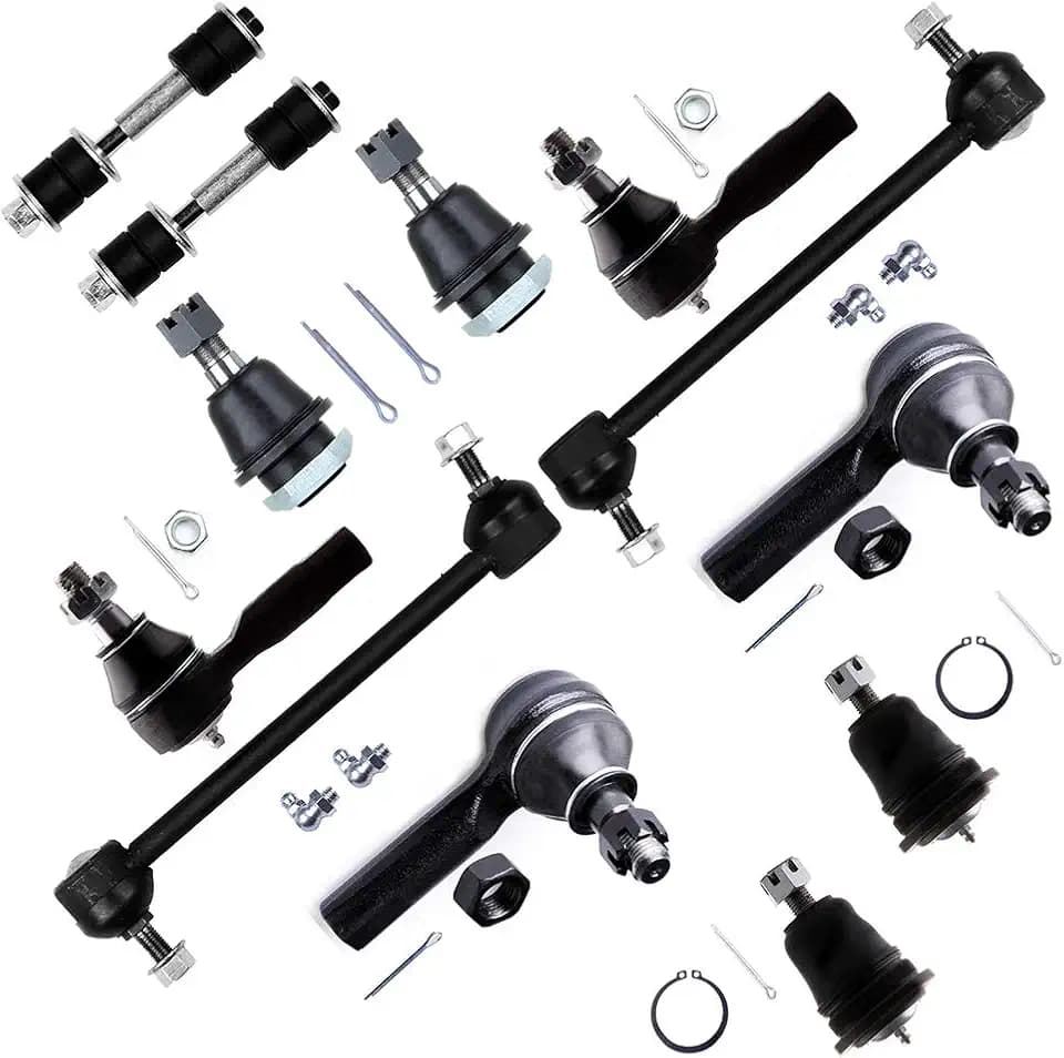 12pc Front/Rear Tie Rod Ends for Nissan for Xterra SE XE 2000-2004