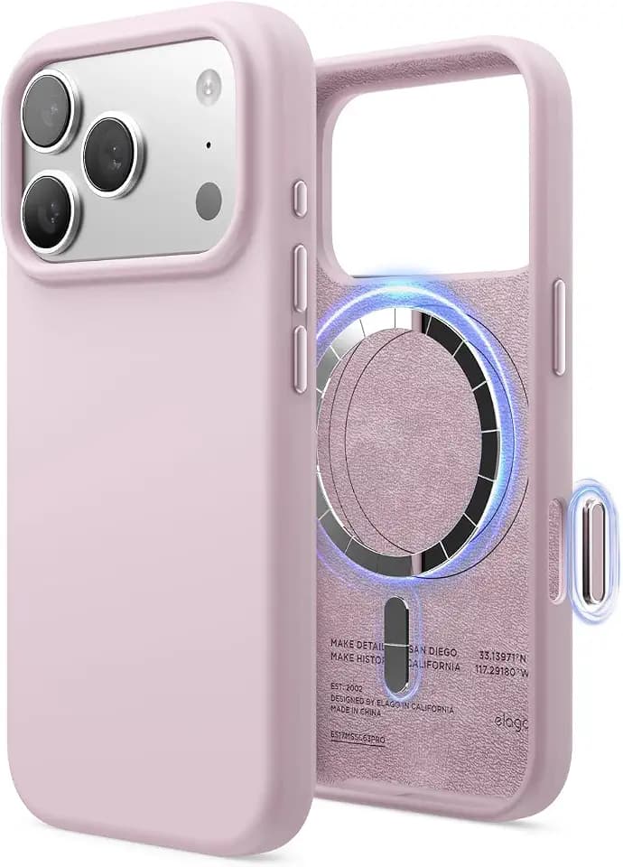 elago Premium Magnetic Silicone Case for iPhone 18 Pro & iPhone 17 Pro