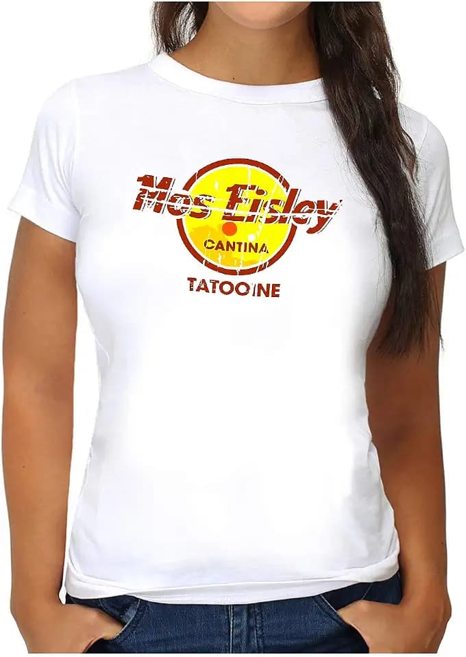 OM3® Mos-Eisley-Cantina-Tatooine T-Shirt - Damen - Best Bar in The Universe Vintage Style - S - XXL