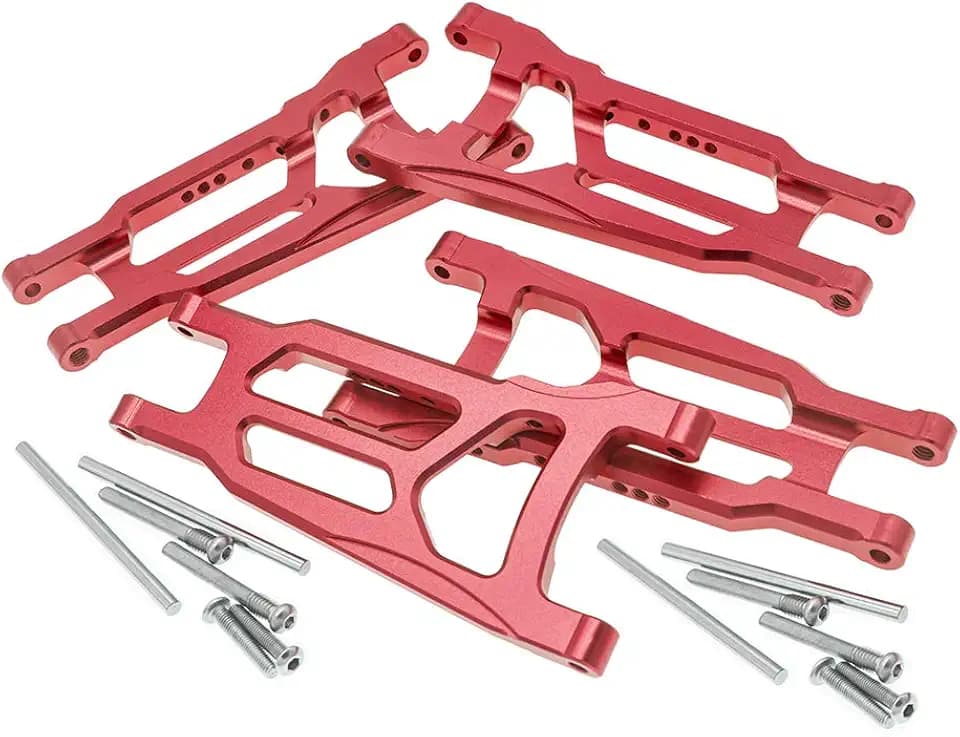4-Pack Alloy Front&Rear Suspension Arms for Traxxas Traxxas 1/10 Slash 4X4, Rustler 4X4, Stampede 4X4, Hoss 4X4 VXL-Replaces Part 3655