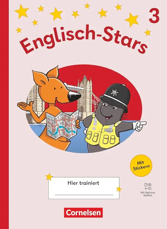Englisch-Stars - Allgemeine Ausgabe ab 2025 - 3. Schuljahr: Übungsheft - Mit Lösungen und digitalen Medien